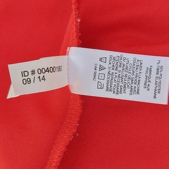 Express cherry red crop Top size xs - Picture 6 of 7